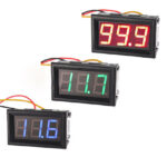0.56inch 0-100V Three Wire LED Display Digital DC Voltmeter-RED - Image 5