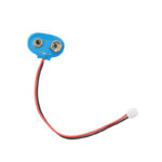 9V PVC Hard Top Type Battery Snap with 2 Pins Connector to JST XH 2.54mm pitch Cable Harness