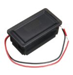 Red 12-60V Dual Display Waterproof Voltage Electricity Meter - Image 2