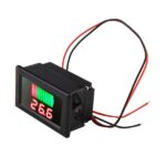 Red 12-60V Dual Display Waterproof Voltage Electricity Meter - Image 5