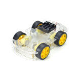 Longer version of 4 WD Double Layer Smart Car Chassis Kit