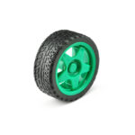 65mm Robot Wheel for BO Motors (GREEN)
