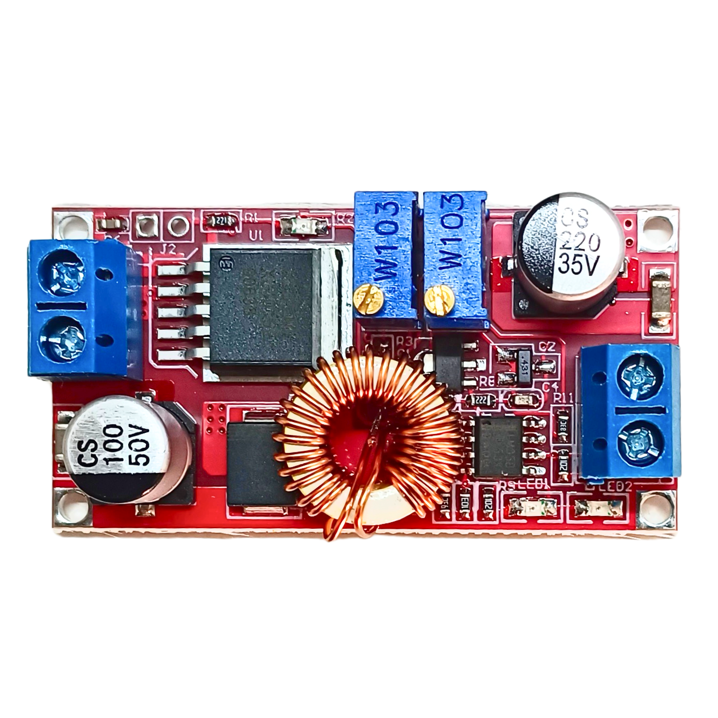XL4015 5A Constant Current/Voltage LED Drives Lithium Battery Charging Module - Image 2
