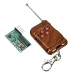 4 Channel Wireless Four Button RF Remote Control Transceiver Module 433Mhz