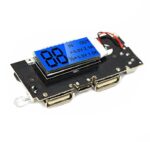 Dual USB 5V 1A 2.1A Mobile Power Bank with PCB Power Module LCD