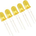5mm Yellow color LED round shape (Yellow in Yellow)