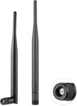 2.4GHz 5dBi Omni Wi-Fi Booster SMA Male Antenna - BLACK NOB - 19CM - Image 2
