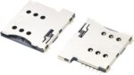 Micro SIM Card Socket - 6 pins - Spring Loaded Push type - Image 2