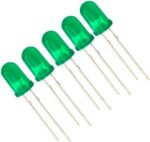 5mm Green color LED round shape  (Green in Green)