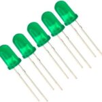5mm Green color LED round shape  (Green in Green)