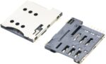 Micro SIM Card Socket - 6 pins - Spring Loaded Push type - Image 3