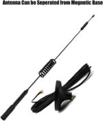 4G 9dBi Spring Magnetic Antenna with RG 174 (L-5mtr) + SMA (M) St. Connector