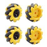 Yellow McNamum Wheel 60MM-K (4pcs/set )Compatible with 6.7mm couplings