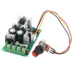 DC Motor Controller 12V 24V 36V 48V 20A 1200W PWM DC Motor Governor High Power Drive Module with Knob Switch