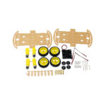 Longer version of 4 WD Double Layer Smart Car Chassis Kit - Image 3