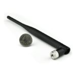 2.4GHz 5dBi Omni Wi-Fi Booster SMA Male Antenna - SILVER NOB - 19CM