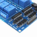 12V 16 Channel Relay Module with Light Coupling LM2596 Power Supply
