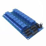 5V 16 Channel Relay Module with Light Coupling LM2596S Power Supply - Image 4