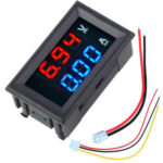 Dual Led 0.28 ” Display for DC0-100V Voltage and Current Test Digital Instrument Digital Meter Panel Amplifier Red Blue 10A - Image 4