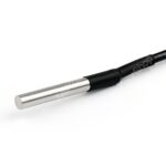 DS18B20 Water Proof Temperature Probe – Black (1m)