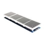 MAX7219 LED Dot Matrix 4 In 1 Display with 5P Line Module