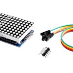 MAX7219 LED Dot Matrix 4 In 1 Display with 5P Line Module - Image 2