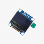 0.96 Inch I2C/IIC 4pin OLED Display Module BLUE with Green mark module - Image 2
