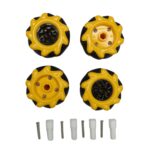 48mm Mecanum Wheel Set for BO Motor (Set of 4) with Coupler - Image 2