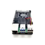 Aluminum Metal Raspberry Pi 5 Use Case with Active Cooling Fan - Image 3