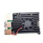 Aluminum Metal Raspberry Pi 5 Use Case with Active Cooling Fan - Image 2