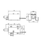 DC 12V Cabinet Door Lock Electric Lock Assembly Solenoid - Image 3
