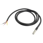 DS18B20 Water Proof Temperature Probe – Black (1m) - Image 3