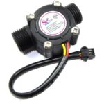 YF-S201 Water Flow Measurement Sensor with 1-30Liter/min Flow Rate – Black