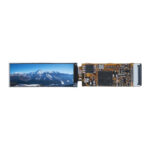 1.66 Inch 142x428 Bar COF HMI TFT LCD Display 8MB Flash UART2