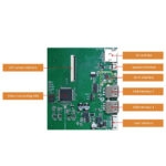 Adapter Board For COF Displays HDL662SZ08, Play Video/Music/Pics from USB - Image 2