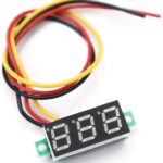 0.28 inch 2 Digit Voltmeter Ð 0 to 100V DC Ð Red Color