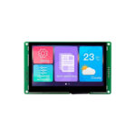 4.3 Inch 480x272 TTL/RS232 HMI LCD Display Capacitive Touch 16MB Flash Buzzer SD interface