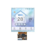 4.0 Inch 480x480 COF HMI TFT LCD Display 16MB Flash UART2