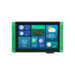 5.0 Inch 800x480 RS232 HMI LCD Display Capacitive Touch 16MB Flash SD interface Buzzer