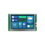 4.3inch 800x480 IPS Industrial HMI UART TTL/RS232x2 LCD Display Resistive Touch, 16MB Flash Buzzer SD interface