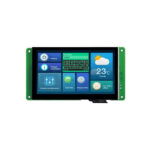 5.0inch 800x480 Industrial IPS UART TTL/RS232 LCD Display Capacitive Touch, 16MB Flash Buzzer SD interface