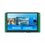 7.0 Inch 1024x600 HD Camera Display Capacitive Touch, 16MB Flash, Buzzer, RTC, SD Interface, RS232, Support 1080P Camera