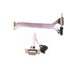 DB9 8Pin 2.0mm Pitch Cable with Power Connector 20cm for DWIN Smart LCD Display TFT LCM