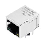 Single Port RJ45 Connector with 10/100 Base-T Integrated Magnetics - LPJ4011FBNL