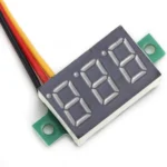 Voltmeter Module Three Wire 0-100V DC 0.36" Red